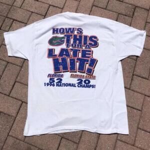 Florida Gators 1996 Retro NCAA Football Champion Vintage Style T-Shirt